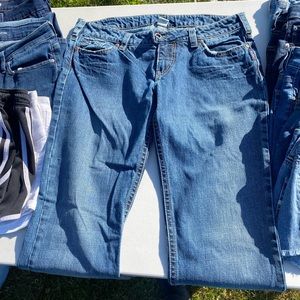 Silver bootcut jeans